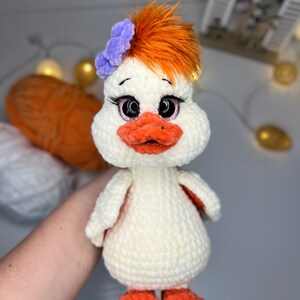 Quack-Quack, Crochet PDF duck pattern in English, Amigurumi duck pattern zdjęcie 8