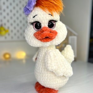 Quack-Quack, Crochet PDF duck pattern in English, Amigurumi duck pattern zdjęcie 4