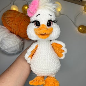 Quack-Quack, Crochet PDF duck pattern in English, Amigurumi duck pattern zdjęcie 6