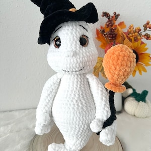 Friendly Ghost - Crochet english pattern, Halloween