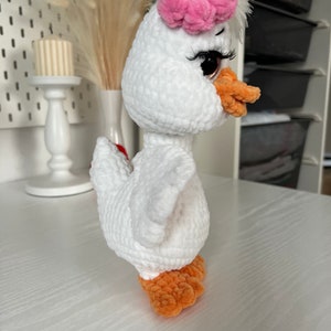 Quack-Quack, Crochet PDF duck pattern in English, Amigurumi duck pattern zdjęcie 7