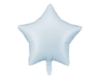 Blauwe sterballonnen 35 cm, pastelkleurige feestdecoratie, bruiloftsdecoraties, verjaardagsballonnen babyshower