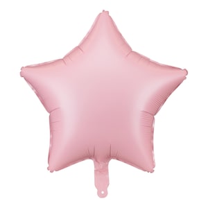 Pink star foil balloon, pastel star Mylar balloon for birthday party, baby shower, gender reveal, kids room decor, helium balloon, party decoration