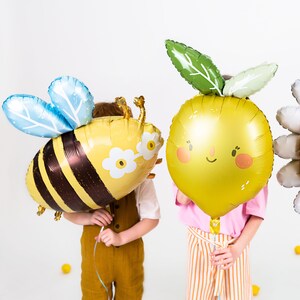 Biene Folienballon - Hummel Thema Babyparty oder Kindergeburtstag Dekoration Bild 3