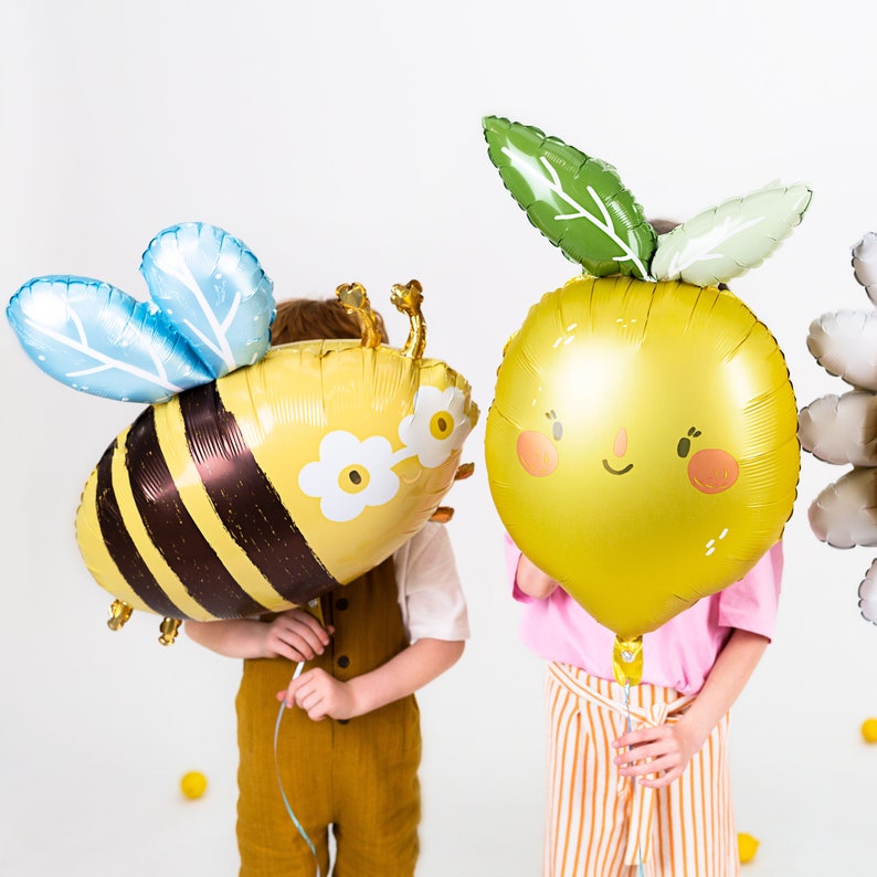 Biene Folienballon - Hummel Thema Babyparty oder Kindergeburtstag Dekoration Bild 3