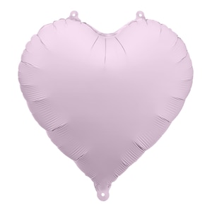 May include: A light pink heart-shaped foil balloon.