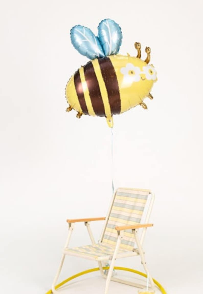 Biene Folienballon - Hummel Thema Babyparty oder Kindergeburtstag Dekoration Bild 4