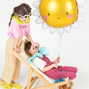 Riesen Gänseblümchen Folienballon, Party Dekoration (70 cm) Bild 2