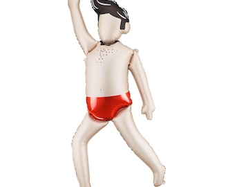 Funny Inflatable Boyfriend Balloon 64.5x159 cm Bachelorette Party Decor Hen Night Gag Gift