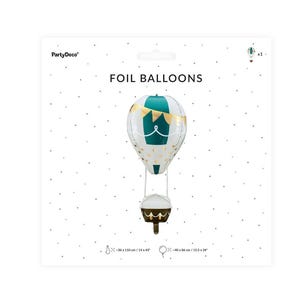 4D Hot Air Balloon Foil Balloon: Baby Shower Birthday Party Decor 40 x 86 cm image 6