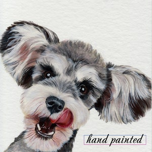 Custom painting from photo, Dog Watercolor painting, Hand painted portrait, Memorial pet portrait gift, Framing options