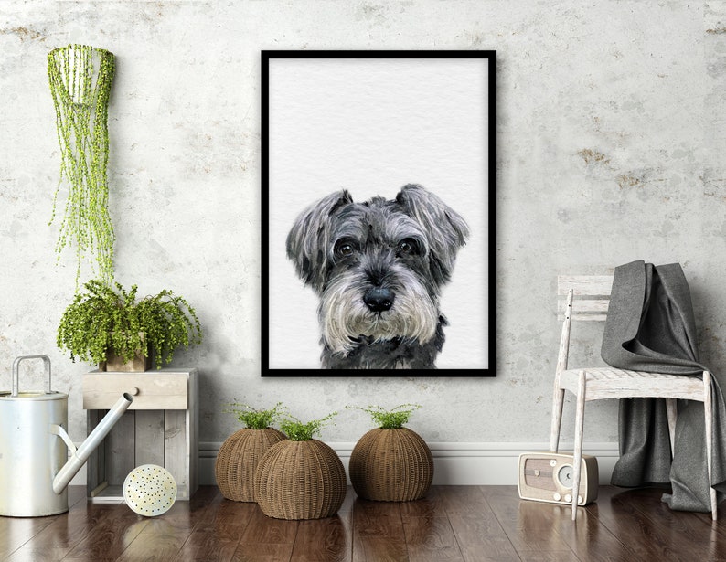 Custom pet portrait, handmade watercolor portrait from photo, pet art, customized dog cat paintings, pet portrait gift image 8