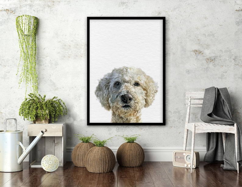 Custom pet portrait, handmade watercolor portrait from photo, pet art, customized dog cat paintings, pet portrait gift image 6