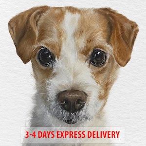 Ritratto di animale domestico, ritratto di cane personalizzato ad acquerello, ritratto di animale domestico da foto, ritratto di cane di famiglia, regalo fatto a mano, dipinto sulla perdita di un animale domestico