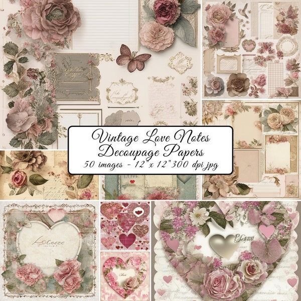 Decoupage Decals Etsy