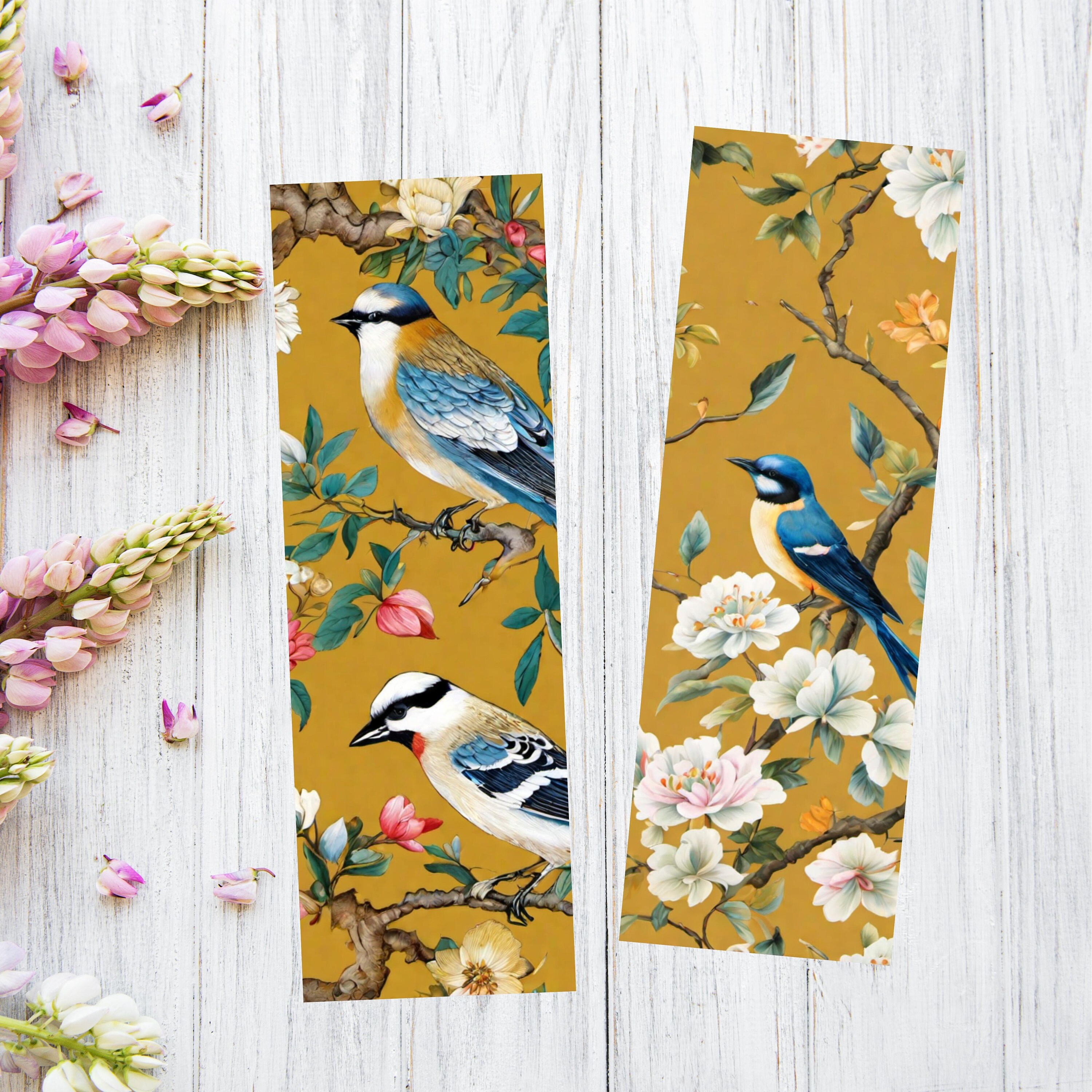 Chinoiserie Printable Bookmarks Bundle Chinoiserie Pattern - Etsy