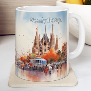 Barcelona - Spain - Catalan Culture Mug | Ceramic Coffee Mug for Travel Enthusiasts