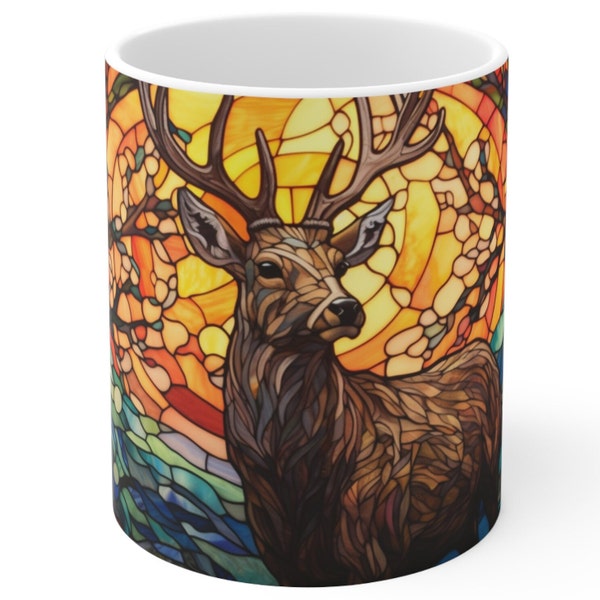 Majestic Deer Mug | Unique Gift for Animal Lovers & Deer Enthusiasts (BPA and lead-free)