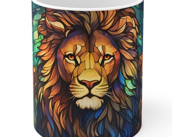 Noble Lion Family Mug | Unique Gift for Animal Lovers & Lion Enthusiasts (BPA and lead-free)