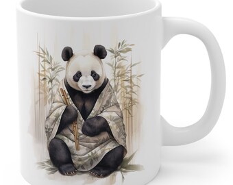 Taza de Panda Gigante Encantadora - Taza de Cerámica de 325 ml - Regalo Único para Amantes de los Animales y Entusiastas de la Conservación (Sin BPA ni Plomo)
