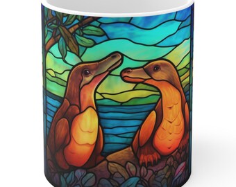 Extraordinary Duck-billed Platypus 11oz Ceramic Mug | Unique Gift for Animal Lovers & Gorilla Enthusiasts (BPA and lead-free)