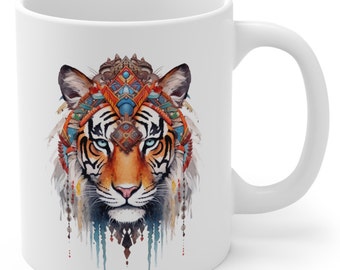 Exquisita taza de tigre de Sumatra - Taza de cerámica de 325 ml - Regalo único para amantes de los animales y entusiastas de la conservación (sin BPA ni plomo)