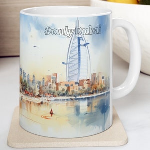 Dubai  - United Arab Emirates - Desert Dreams Mug | Ceramic Coffee Mug for Travel Enthusiasts