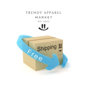 May include: A brown cardboard box with a blue arrow circling it. The box has the words "Shipping Free" printed on it.