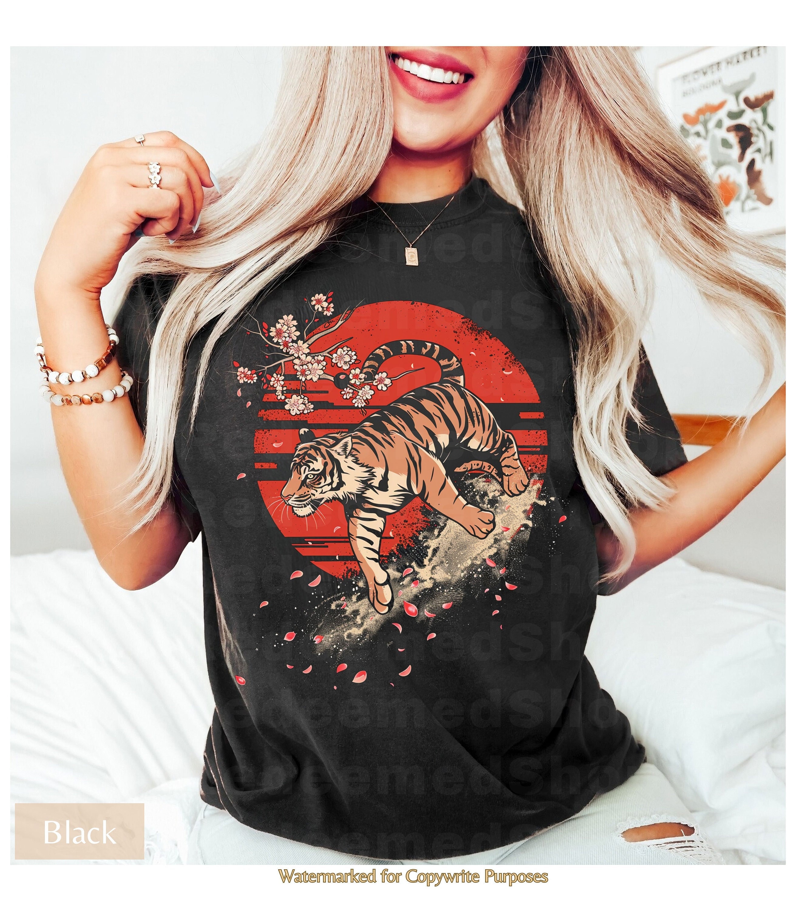 Tijger t shirt Etsy Nederland