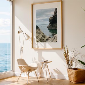 Bucht in Breithaven Vereinigtes Königreich Kunstdruck, Kunstdruck, Boho Wandkunst, Moderne abstrakte Wandkunst, Minimale Wandkunst, Wanddekoration