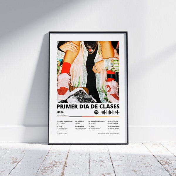 Primer Dia de Clases, Mora, Imprimible digital, Poster, Portada de álbum, Decoracion del hogar