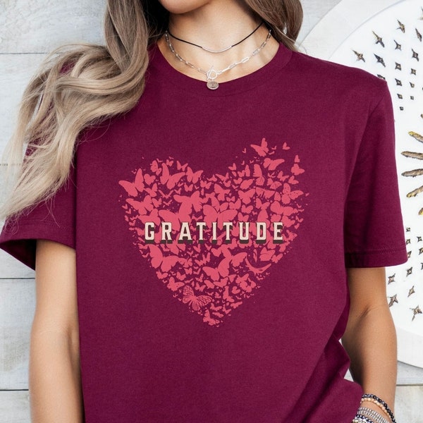 Gratitude shirt, Meaningful shirt, Positive Thinking, Gratefulness tshirt, Positive Statement, Giving Thanks, Manifestation Tee