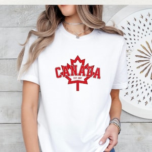 Kanada. Kanada-Tag-Shirt. Kanadische Kleidung, Kanadischer Stolz, Kanada Shirt, Ahornblatt Shirt, Kanadisches Shirt, Kanada Geschenke,