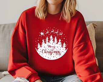 Camisa de Feliz Navidad, Sudadera con capucha de Navidad, Camisa familiar de Navidad, Sudadera de Feliz Navidad, Regalo para Navidad, Regalo de Navidad, Camiseta de Navidad