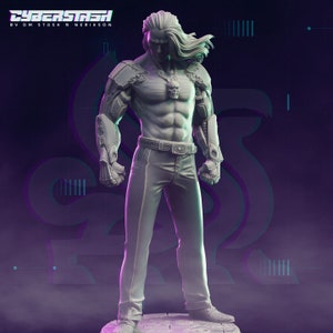 Cyberpunk Yakuza-luitenant - Ryo &quot;Narukami&quot; Hirosaki - Cyberstash | Cyberpunk, Shadowrun, D&D Fantasy RPG - 3D-geprint