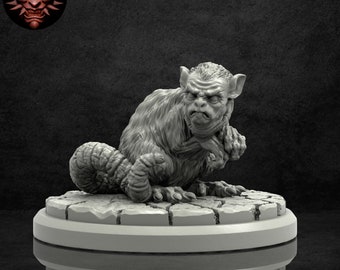 Coisa de rato - Ecos do Abismo Cósmico - Adaevy Creations | CoC, D&D, WoD - Impressão 3D de alto detalhe