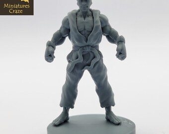 Artysta sztuk walki - badacz z lat 20. - MiniaturesCraze | CoC, D&D, WoD - Druk 3D o wysokiej szczegółowości