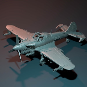 Orc Warhawk Plane - Dinoworld Kingdom - Grimdark D&D Fantasy Sci-fi RPG - 3D Printed