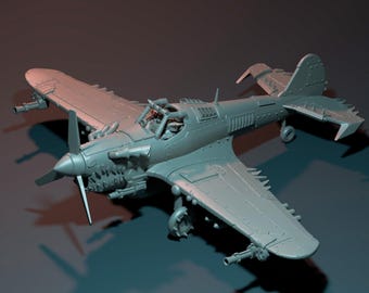 Orc Warhawk Plane - Dinoworld Kingdom - Grimdark D&D Fantasy Sci-fi RPG - Druk 3D