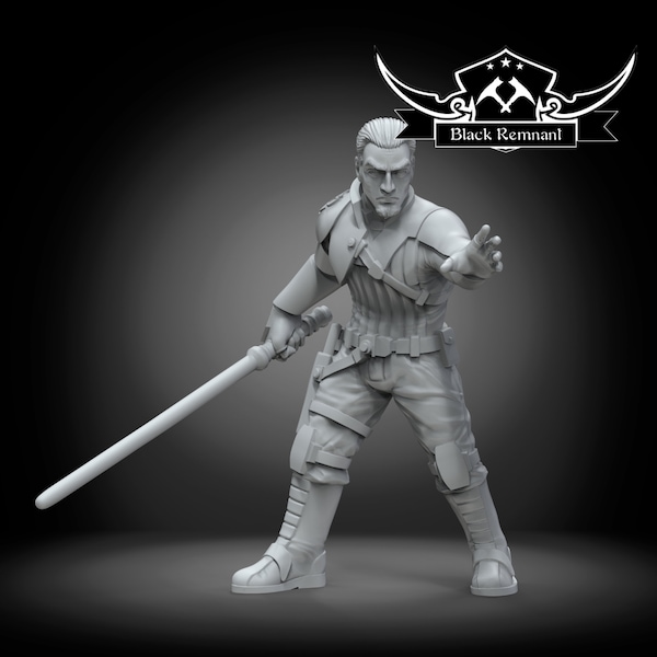 Spectre 1 - Black Remnant | Legion and Shatterpoint Compatible Edge of the Empire RPG - 3D Printed