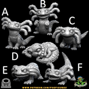 Merqaal - Foe Figures | Legion Compatible RPG - 3D Printed