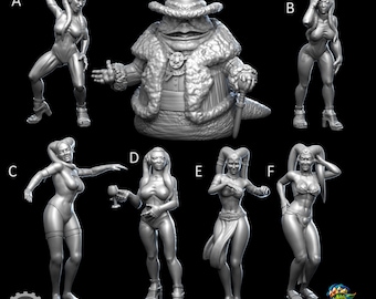 Space Club - Foe Figures | Legion Compatible RPG - 3d Printed
