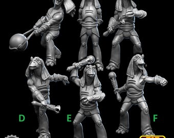 Swamper Squad - Figurki wrogów | Legion Compatible RPG - Drukowane w 3D