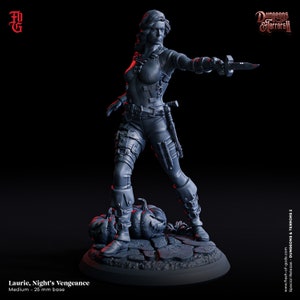Laurie, Night&#39;s Vengeance - Flesh of Gods | Dungeons and Terrors Tom 2 - D&D Fantasy Horror RPG - Druk 3D