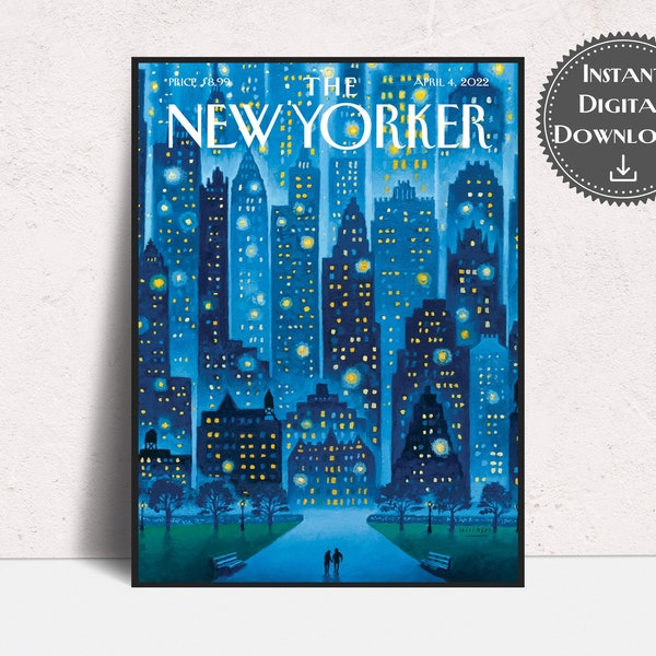 New Yorker Poster - Etsy