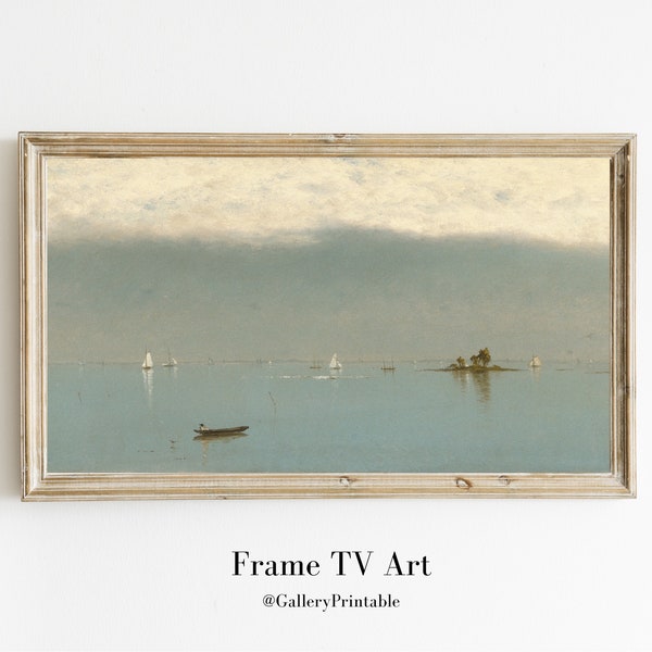Passing off of the Storm by John Frederick Kensett, in 1872 | Samsung Frame Tv Art | Digital Tv Art | Art For Frame Tv |
