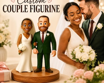 Custom Couple Figurine: Personalized 3D Keepsake from Photo