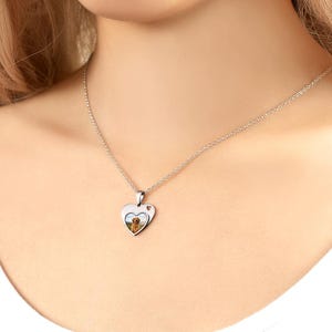 Custom Heart Photo Engraved Necklace, Personalized Pet Memorial Gift, Custom Pet Photo Pendant, Unique Gift for Pet Lovers