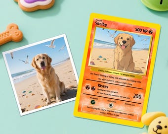 Personalisierte Haustier-Sammelkarte