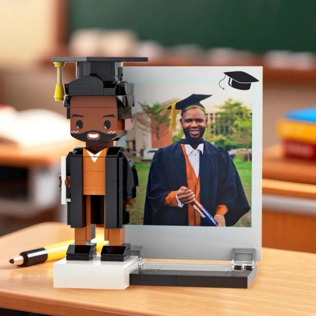 Custom Graduation Brick Figure: Personalized Mini Keepsake Gift - Etsy